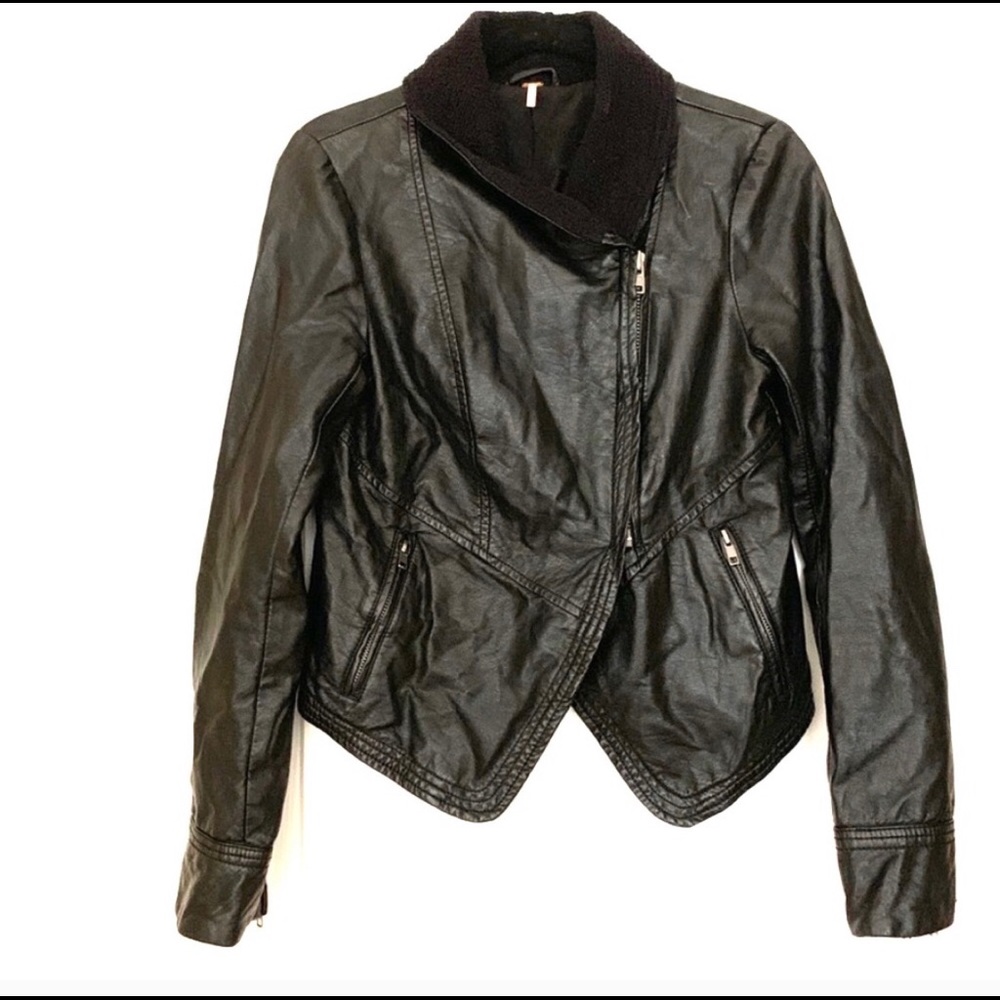 Free People Leather Jacket